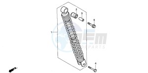 NH80MD drawing REAR CUSHION