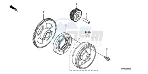 TRX420TMA Australia - (U / 2WD) drawing STARTING GEAR