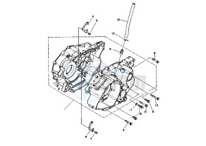 YFM X WARRIOR 350 drawing CRANKCASE