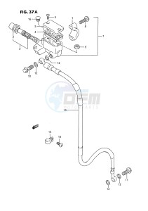 RMX250 (E3) drawing FRONT MASTER CYLINDER (MODEL T)