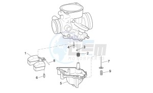 Scarabeo 50 4T E2 drawing Carburettor III