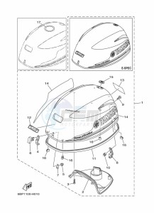 F25DEL drawing TOP-COWLING