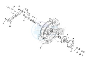 BT BULLDOG 1100 drawing REAR WHEEL