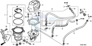 TRX700XX9 Australia - (U) drawing FUEL PUMP