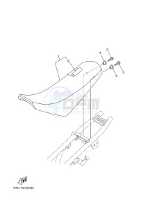 TT-R50 TT-R50E (2CJJ 2CJK 2CJL) drawing SEAT