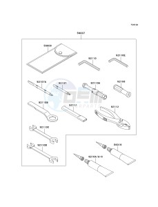 ZX 1000 E [NINJA ZX-10R] (E8F-E9FA) 0E9FA drawing OWNERS TOOLS-- E9F_E9FA- -