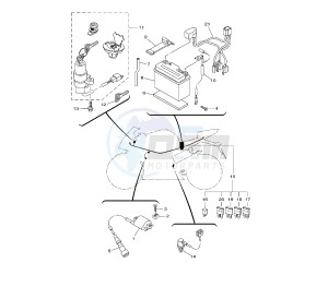 YZF R 125 drawing ELECTRICAL DEVICES