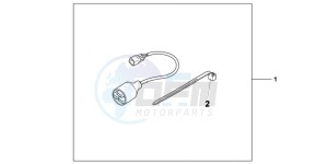 NC700XAC drawing KIT  SUB HARNESS