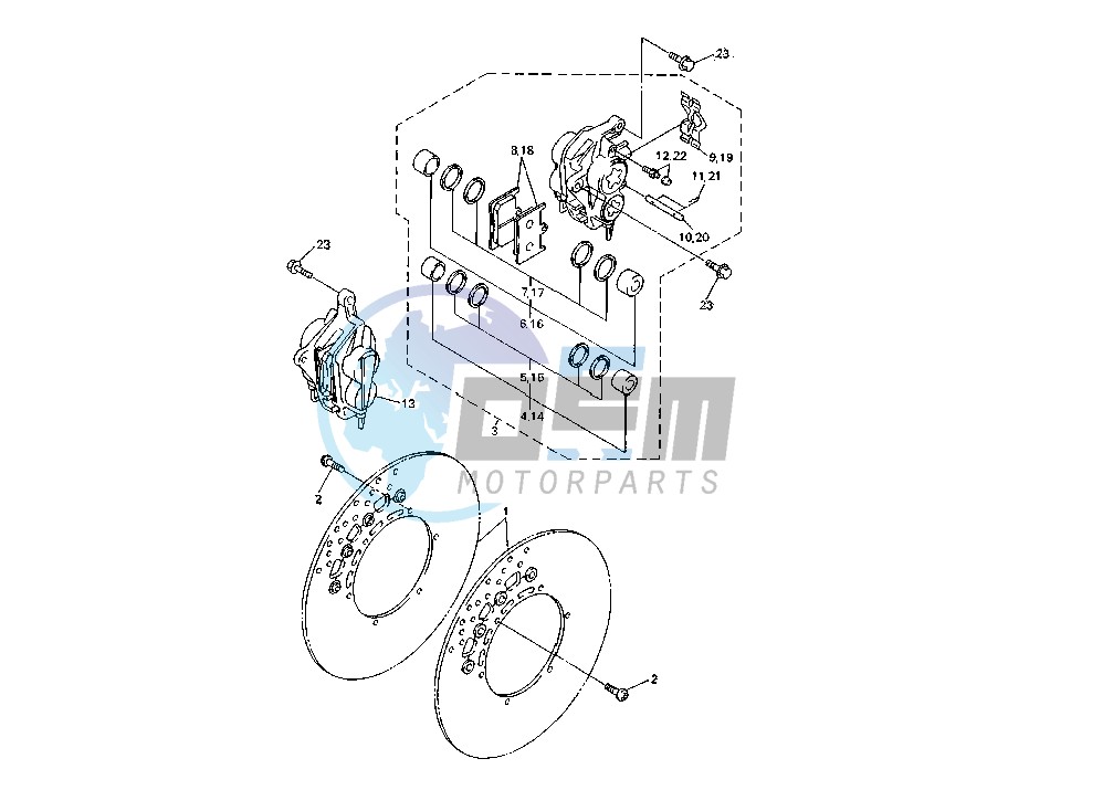 FRONT BRAKE CALIPER