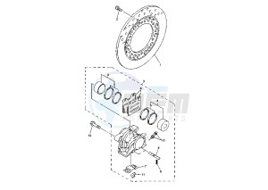 FZS FAZER 1000 drawing REAR BRAKE CALIPER