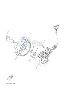 MT125 MT-125 (5D7L) drawing GENERATOR