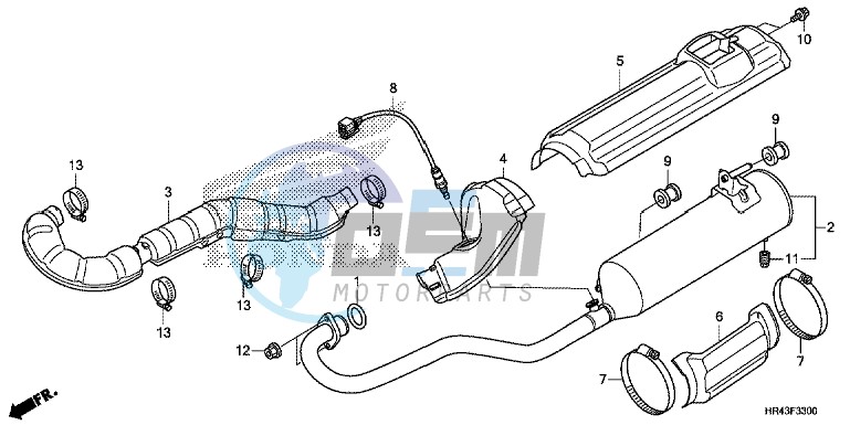 EXHAUST MUFFLER