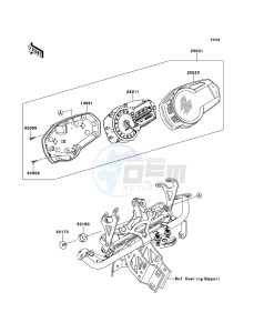 Z1000SX ABS ZX1000HDF FR GB XX (EU ME A(FRICA) drawing Meter(s)