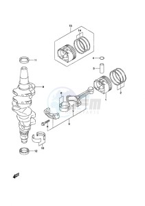 DF 40A drawing Crankshaft