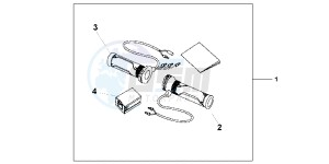 VFR1200XDC drawing GRIP HEATER(12A T