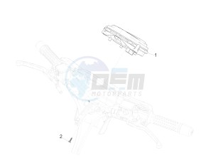 GTS 150 4T 3V IE ABS E4 (EMEA) drawing Meter combination - Cruscotto