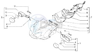 DNA GP EXPERIENCE 50 drawing Front light-turn signal lamps