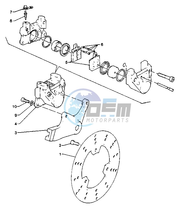 REAR BRAKE CALIPER