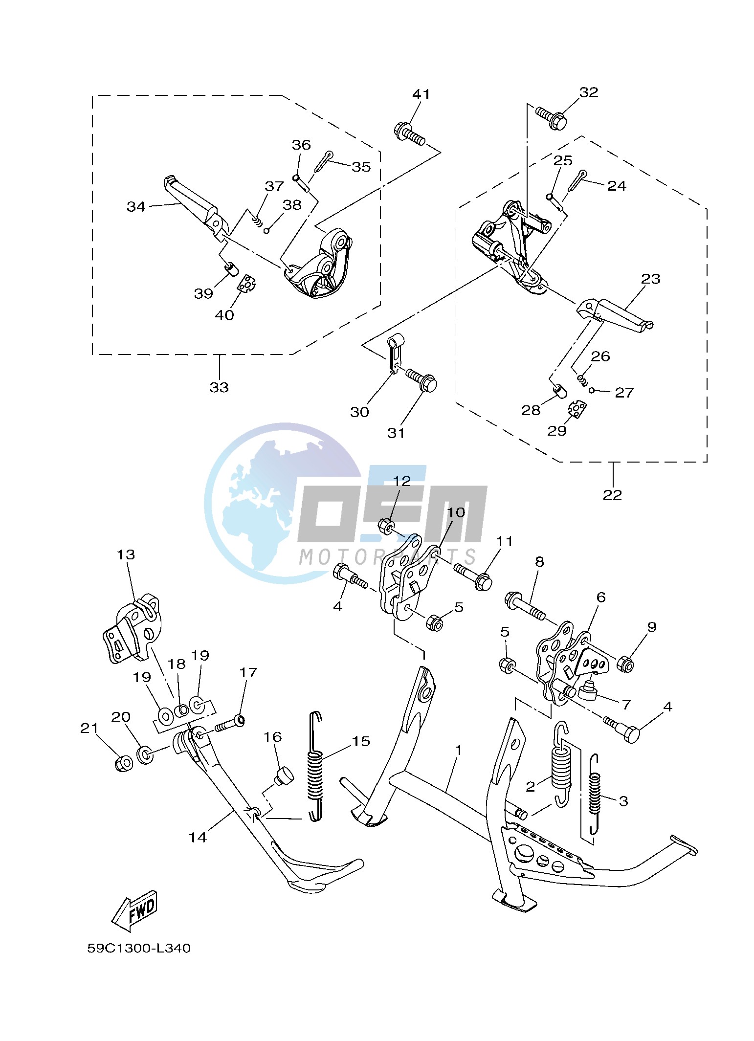 STAND & FOOTREST