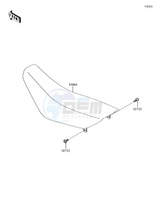 KX65 KX65AFF EU drawing Seat