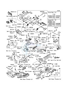 ZZR1400_ABS ZX1400FEF FR GB XX (EU ME A(FRICA) drawing Chassis Electrical Equipment