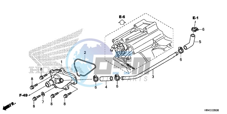 WATER PUMP COVER