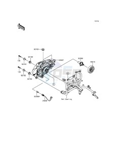 NINJA_250SL BX250AFF XX (EU ME A(FRICA) drawing Headlight(s)