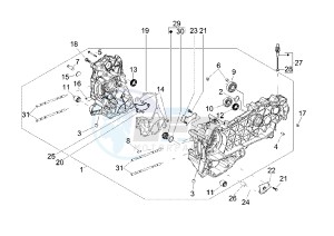 GRANTURISMO 125 drawing Crankcase