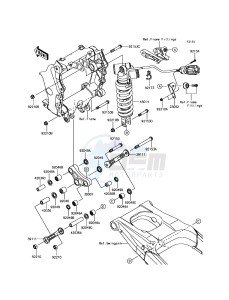 ZZR1400 ABS ZX1400JGF GB XX (EU ME A(FRICA) drawing Suspension/Shock Absorber