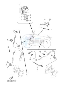 MTM690 XSR700 (B34A B34A B34A B34A B34A) drawing ELECTRICAL 3