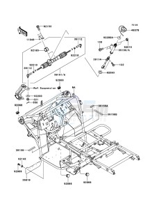 MULE_610_4X4 KAF400A9F EU drawing Frame