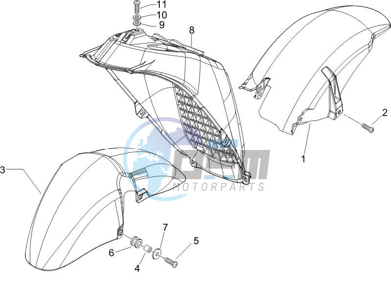 Wheel housing - Mudguard