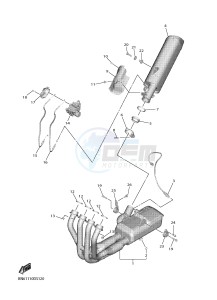 YZF-R6 YZFR6HC 600 YZF-R6 (BN61 BN62) drawing EXHAUST