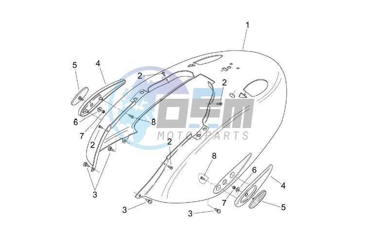 Rear body - Rear fairing