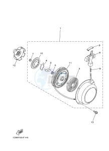 YFM450FWAD YFM45FGPHB GRIZZLY 450 EPS HUNTER (1CTG 1CTH 1CU9) drawing ALTERNATE FOR ENGINE