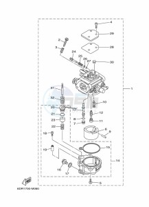 FT9-9LMHX drawing CARBURETOR