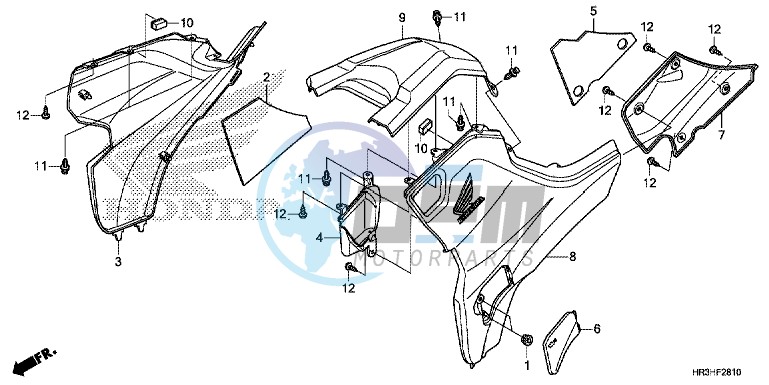 SIDE COVER/TANK COVER