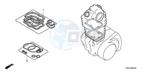 CRF230F9 Australia - (U) drawing GASKET KIT A