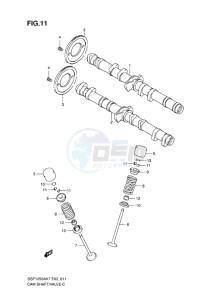 GSF-1250S ABS BANDIT EU drawing CAM SHAFT - VALVE