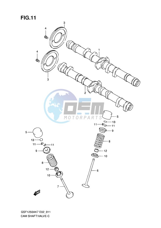 CAM SHAFT - VALVE