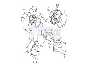 YZF R6 600 drawing CRANKCASE COVER