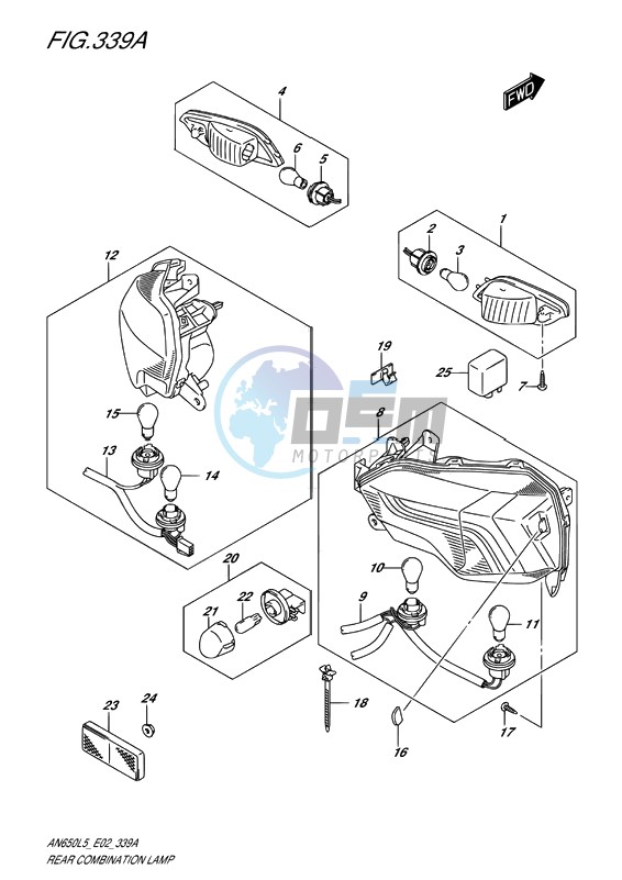 REAR COMBINATION LAMP