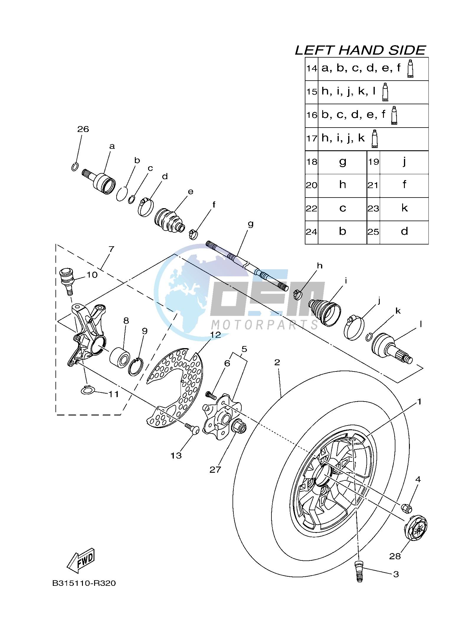 FRONT WHEEL