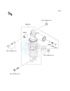 ZR 1000 B [Z1000 EUROPEAN] (B7F-B9F) B7F drawing SHOCK ABSORBER-- S- --- B7F_B8F- -