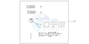 XL700V9 F / CMF drawing HEATED GRIPS