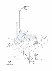 F20BEP drawing PROPELLER-HOUSING-AND-TRANSMISSION-2