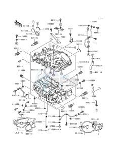 EN 500 A [VULCAN 500] (A1-D5) [VULCAN 500] drawing CRANKCASE