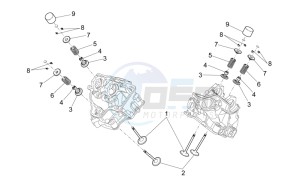 SXV 450 SXV 450-550 STREET LEGAL drawing Valves