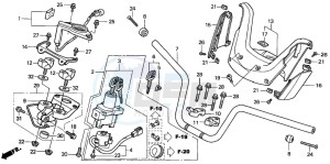 FJS600A SILVER WING drawing HANDLE PIPE/ HANDLE COVER