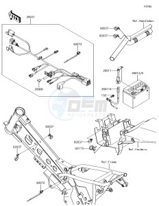 KLX110 KLX110CFF EU drawing Chassis Electrical Equipment